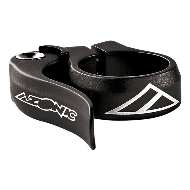 Azonic 34.9mm Black Aluminum Quick Release Seat Post Clamp