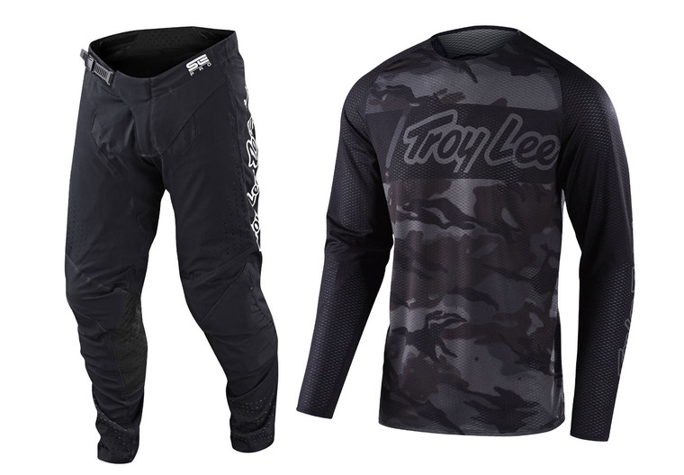 Troy Lee Designs 2022 SE Pro Air Jersey and Pant Combo Vox Black