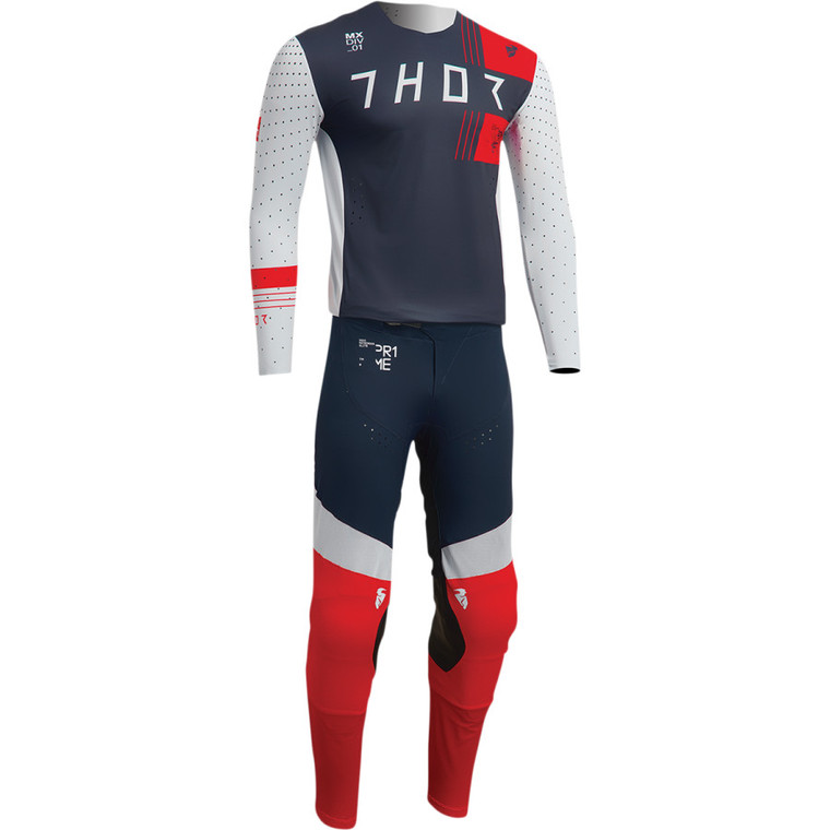 Thor 2022 Prime Strike Jersey Pant Combo Midnight/Red