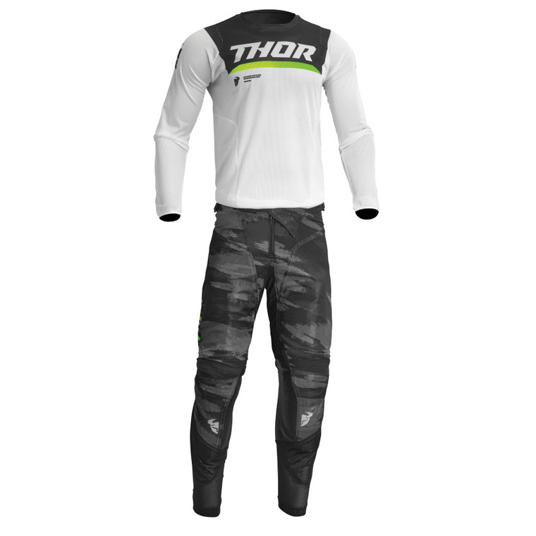 Thor 2023 Pulse Air Cameo Jersey Pant Combo White/Black
