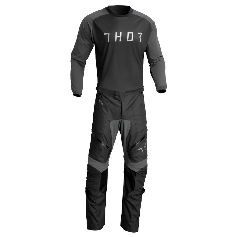 Thor 2024 Terrain Jersey OTB Pant Combo Black/Charcoal