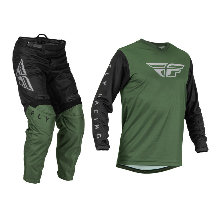 FLY Racing 2023 F-16 Jersey Pant Combo Olive Green/Black