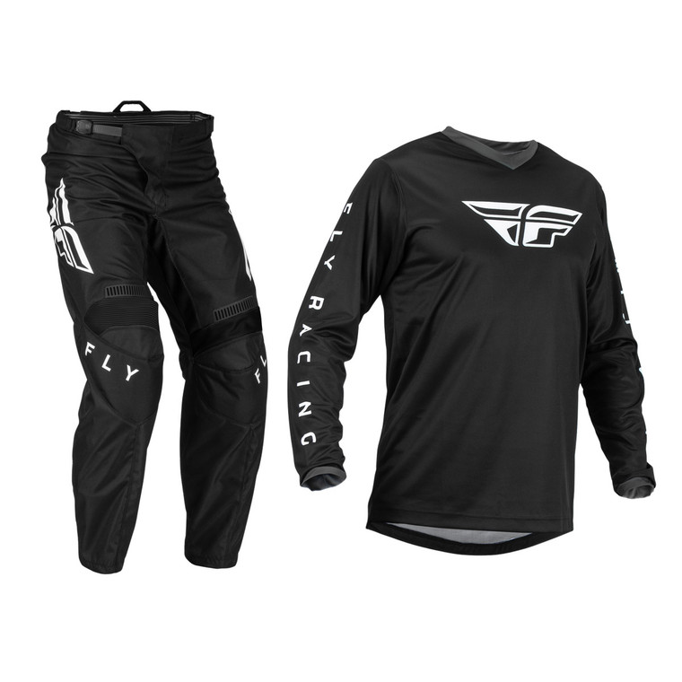 FLY Racing 2023 F-16 Jersey Pant Combo Black/White