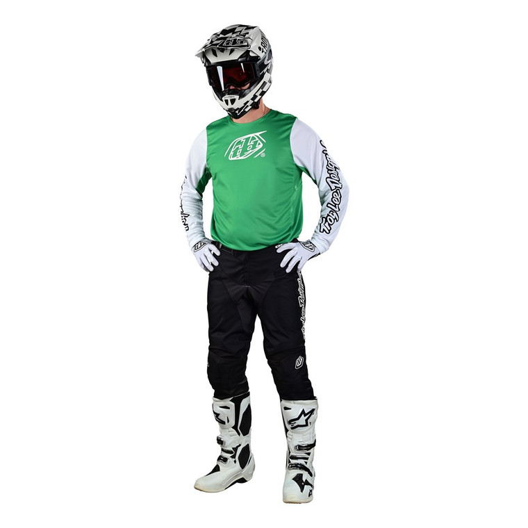 Troy Lee Designs 2023 GP Pro Icon Jersey Mono Pant Combo - Pro Green/White