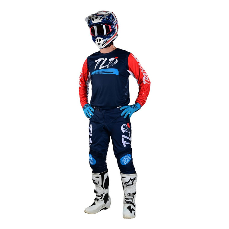 Troy Lee Designs 2023 GP Pro Partical Jersey Pant Combo - Navy/Orange