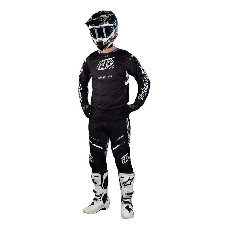 Troy Lee Designs 2023 GP Pro Blends Camo Jersey Pant Combo - Black/White