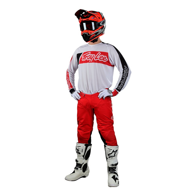 Troy Lee Designs 2023 SE Pro Air Vox Jersey Solo Pant Combo - White