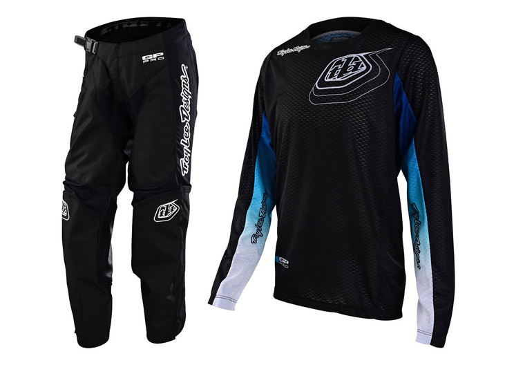 Troy Lee Designs 2023 Youth GP Pro Air Richter Jersey Mono Pant Combo - Black/Blue