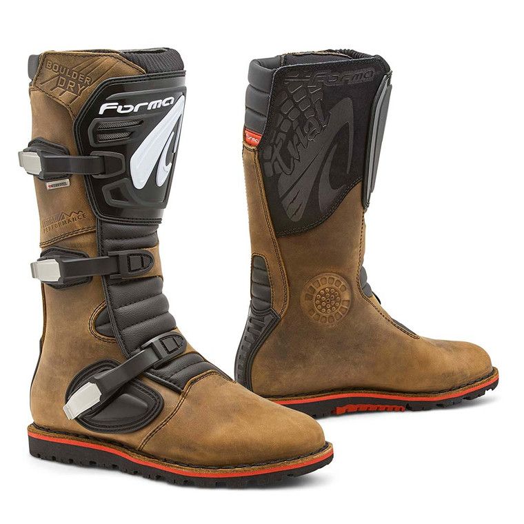 Forma Boulder Dry Adventure Dual Sport Boots Brown