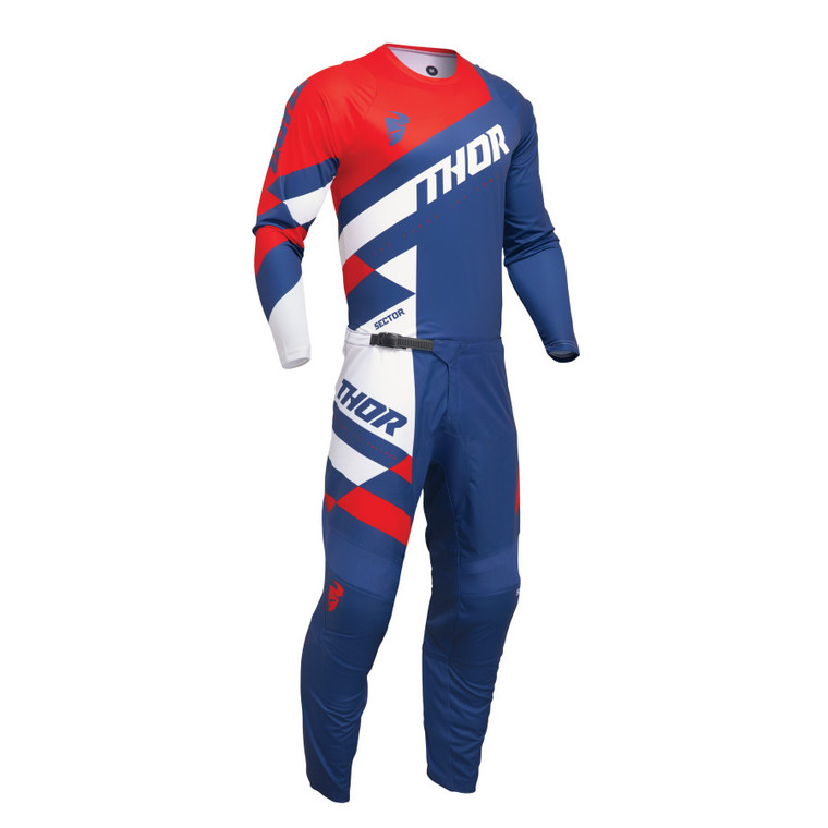 Thor 2024 Sector Checker Jersey Pant Combo Navy/Red