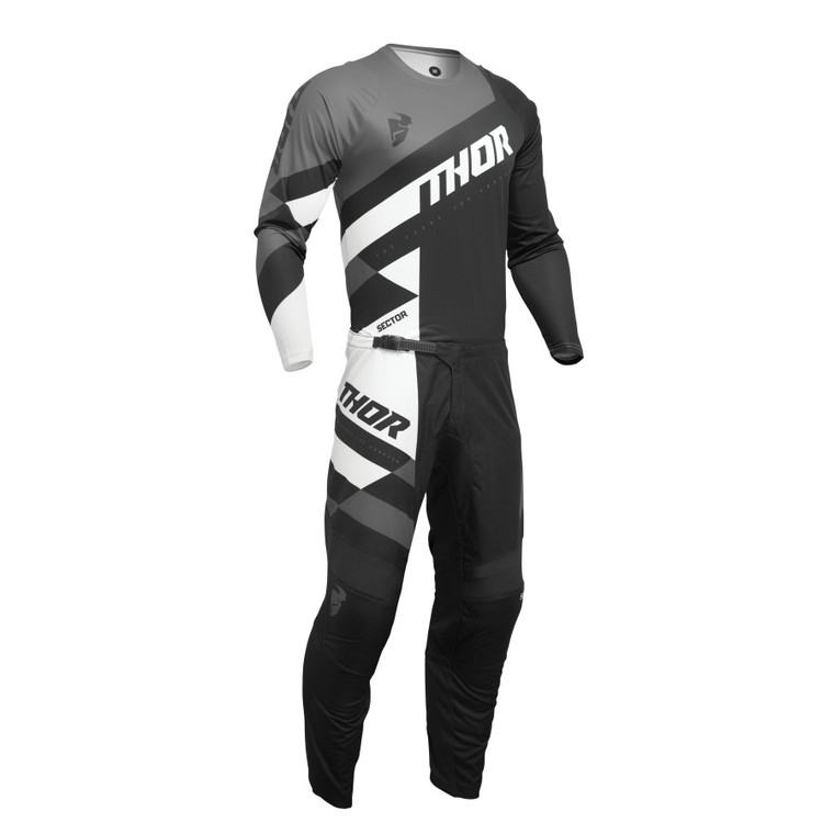 Thor 2024 Sector Checker Jersey Pant Combo Black/Gray