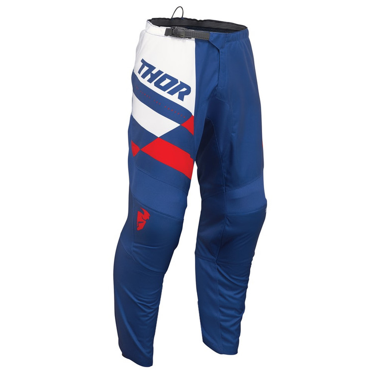 Thor 2024 Youth Sector Checker Pant - Navy/Red