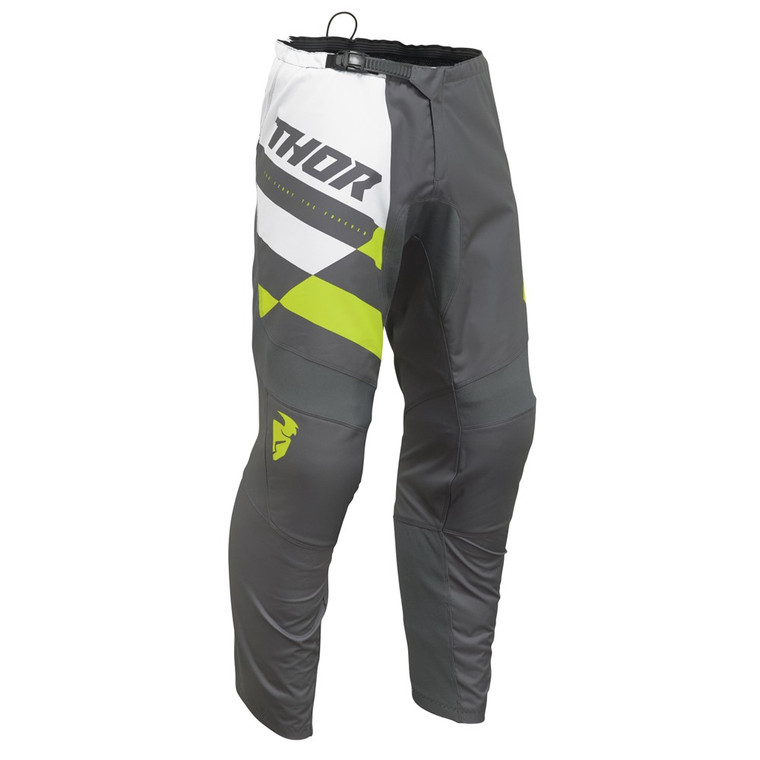 Thor 2024 Youth Sector Checker Pant - Gray/Green
