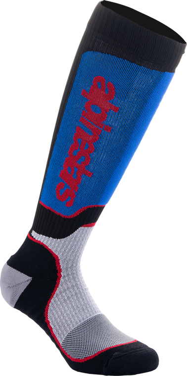 Alpinestars 2024 MX Plus Socks - Black/Red/White/Blue