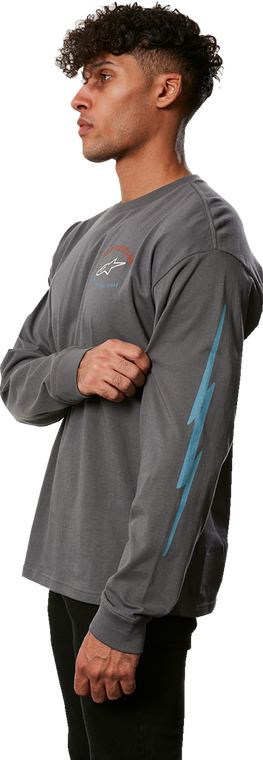 Alpinestars Full Face Long-Sleeve T-Shirt - Charcoal