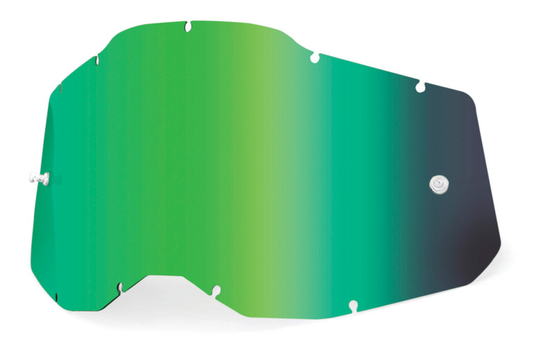 100% AC2/ST2 Junior Youth Replacement - Sheet Mirror Green Lens