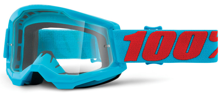 100% Strata 2 Offroad Goggle Summit - Clear Lens