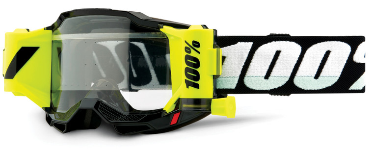 100% Accuri 2 Forecast Offroad Goggle Black - Clear Lens