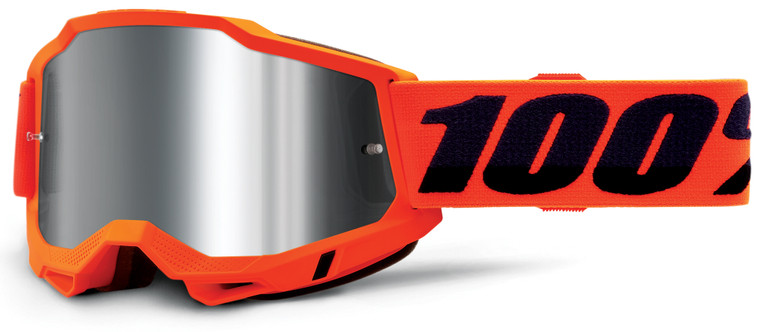 100% Accuri 2 Offroad Goggle Orange - Mirror Red Lens
