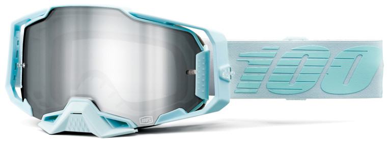 100% Armega Offroad Goggle Fargo - Mirror Silver Flash Lens