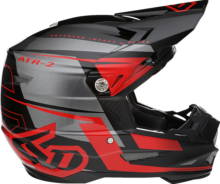 6D Helmets ATR-2 Offroad Helmet - Mach - Red/Gray/Black