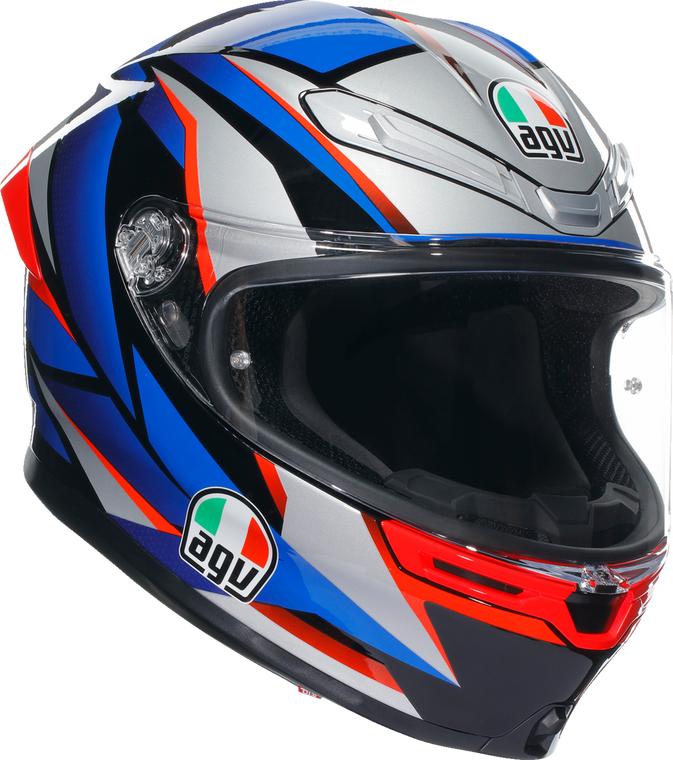 AGV K6 S Helmet Slashcut Black/Blue/Red