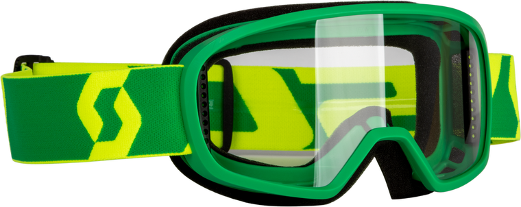 SCOTT - 272838-1412043 - YOUTH BUZZ MX GOGGLE GREEN/YELLOW W/CLEAR