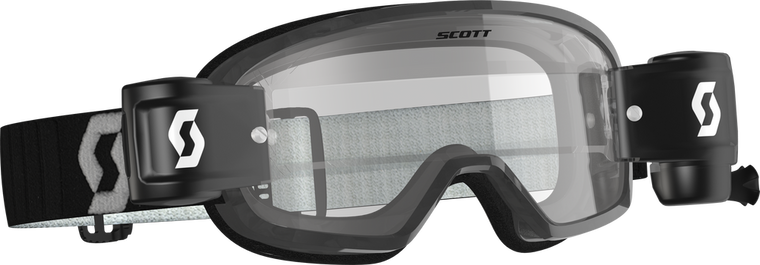 SCOTT - 272837-1001113 - YOUTH BUZZ MX PRO GOGGLE WFS BLACK/GREY W/CLEAR WORKS