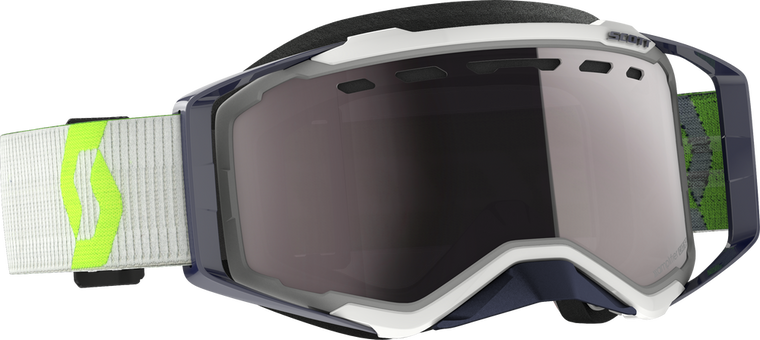 SCOTT - 272846-1120313 - PROSPECT GOGGLE SNOW CROSS GREY/YLW W/ENH SILVER CHROME