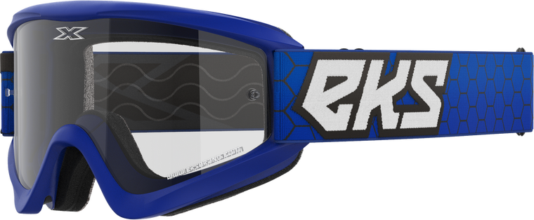 EKS BRAND - 067-60460 - FLAT OUT CLEAR GOGGLE ROYAL BLUE CLEAR