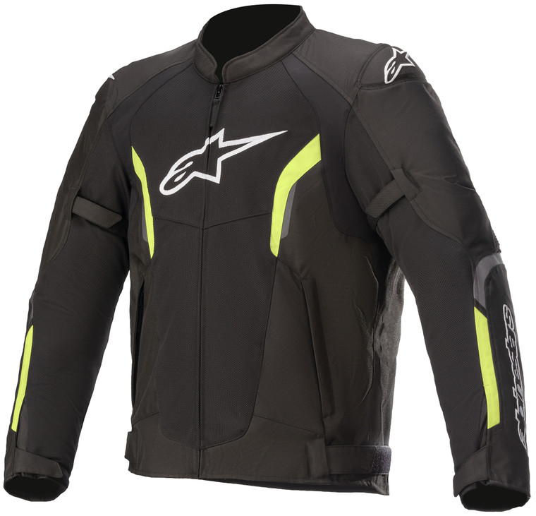 Alpinestars AST v2 Air Motorcycle Jacket Black/Yellow Fluo