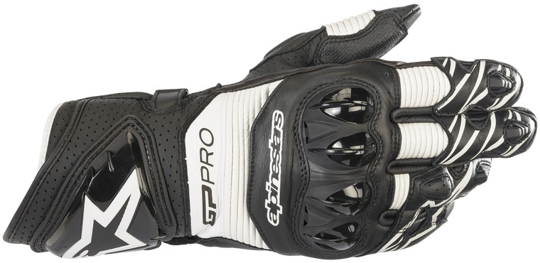 Alpinestars GP Pro RS3 Motorcycle Gloves Black/White