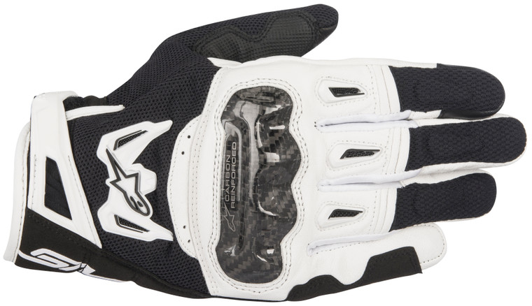 Alpinestars SMX-2 Air v2 Motorcycle Gloves Black/White