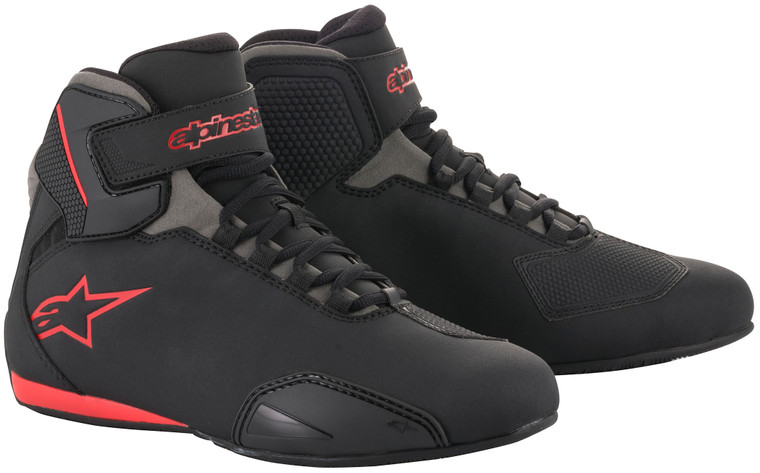 Alpinestars Sektor Riding Shoes Black/Gray/Red