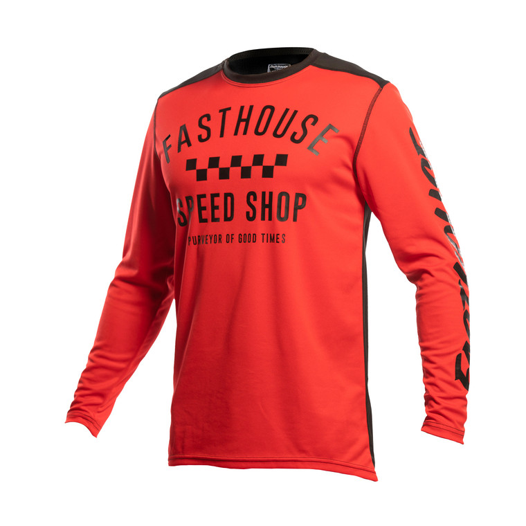 Fasthouse Youth Carbon Jersey - Red