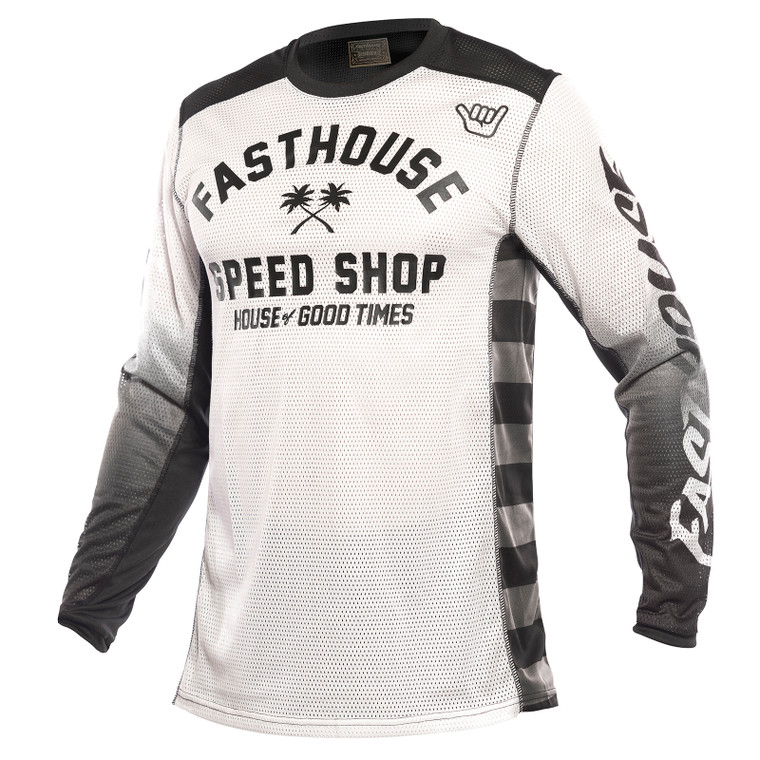 Fasthouse A/C Grindhouse Asher Jersey - White/Black