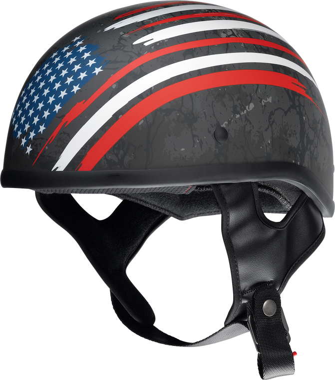 Z1R CC Beanie Justice Half Helmet Black/Red/White/Blue