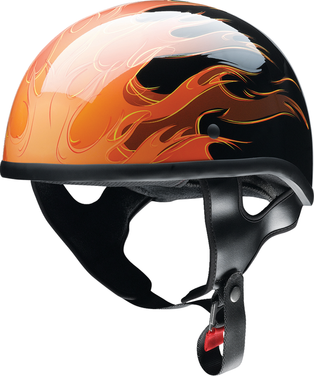 Z1R CC Beanie Hellfire Half Helmet Orange