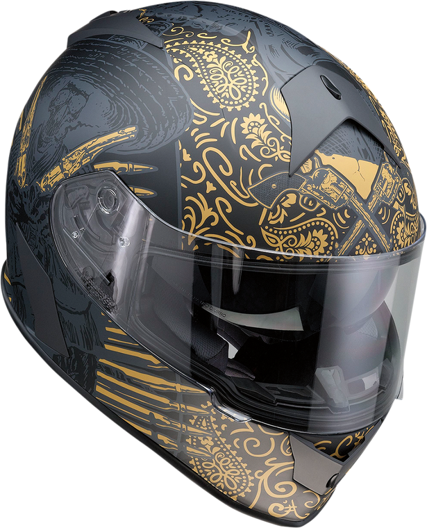 Z1R Warrant Sombrero Full Face Helmet Black/Gold