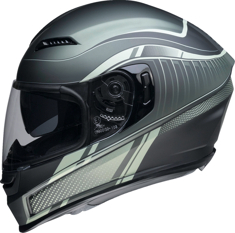 Z1R Jackal Dark Matter Full Face Helmet Green