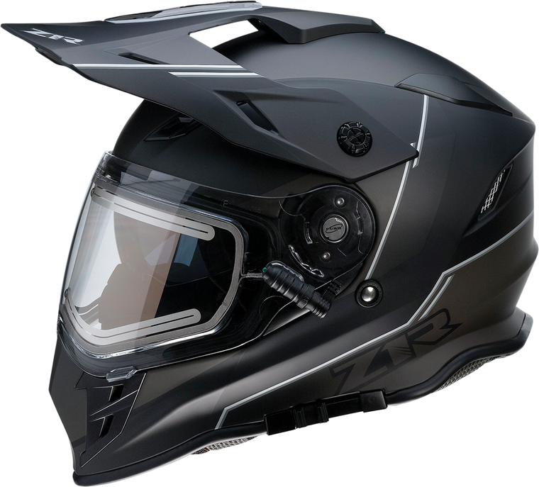 Z1R Range Bladestorm Snow Electric Helmet Black/White