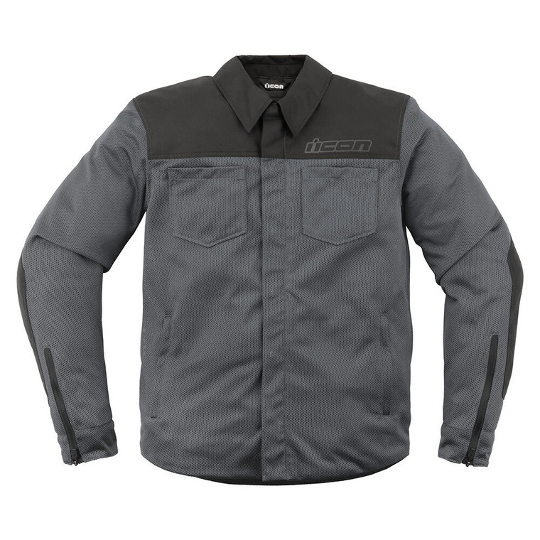 Icon Upstate Mesh CE Jacket Grey