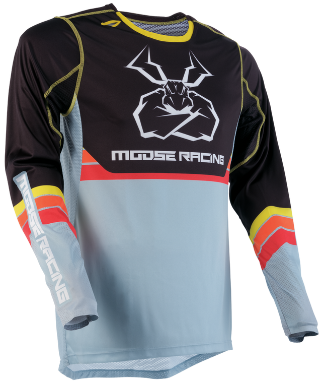 Moose Racing Agroid Jersey Gray/Yellow