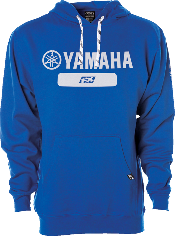 Factory Effex Yamaha University Pullover Hoodie - Royal Blue - Medium