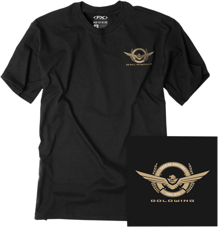 Factory Effex Goldwing Badge T-Shirt - Black
