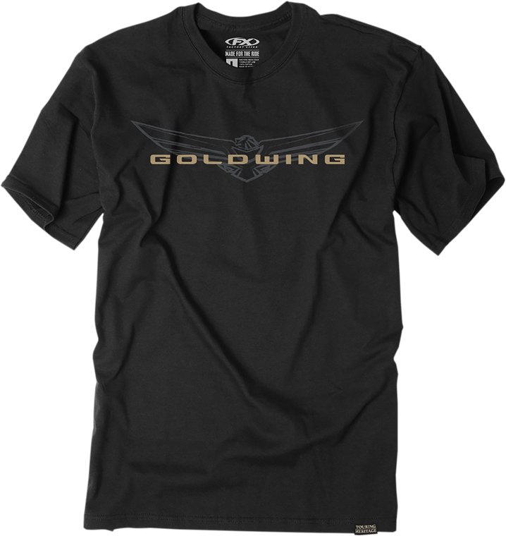 Factory Effex Goldwing Sketched T-Shirt- Black