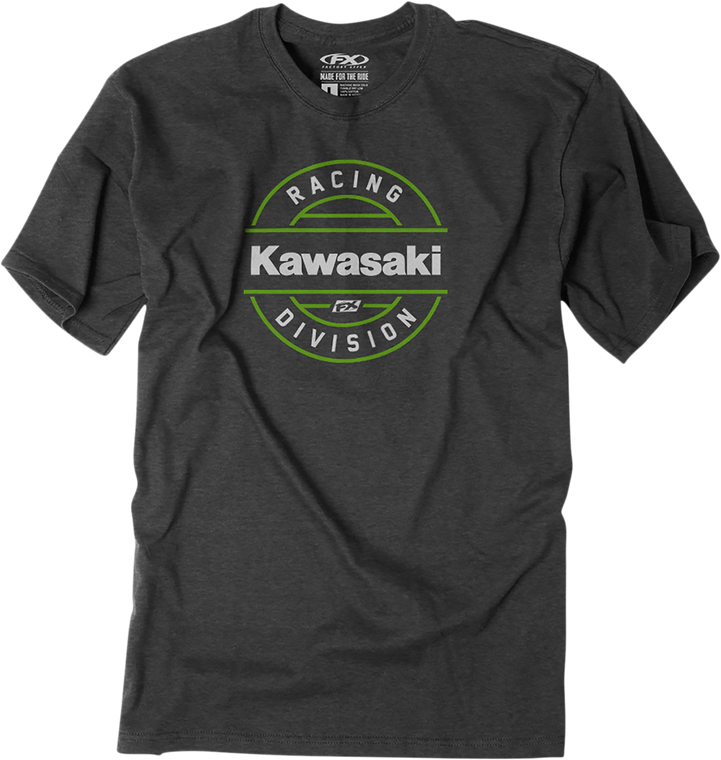 Factory Effex Kawasaki Division T-Shirt - Heather Charcoal