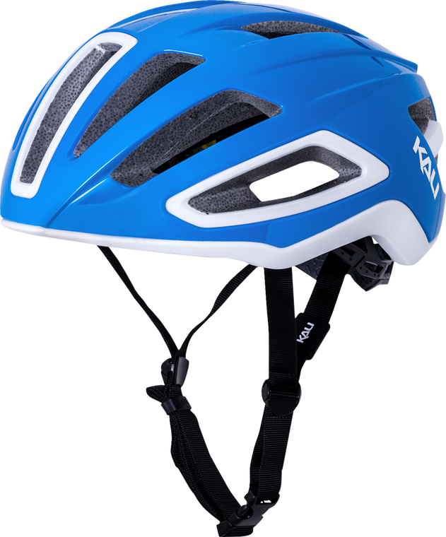 Kali Uno Solid Bicycle Helmet Gloss Blue/White