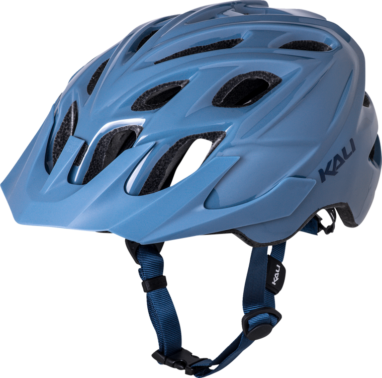 Kali Chakra Solo Solid Bicycle Helmet Thunder Blue
