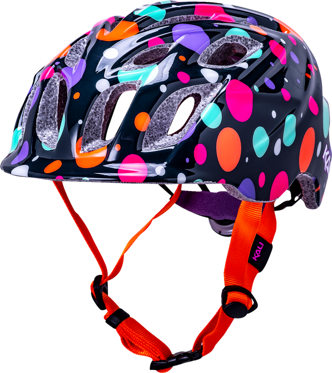 Kali Child Chakra Lighted Confetti Bicycle Helmet Confetti Gloss Teal